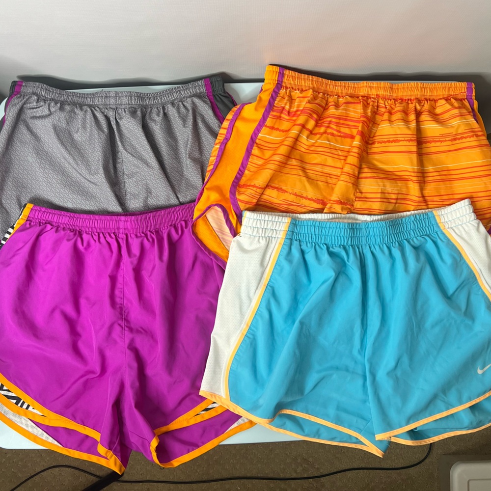 Lot of 4 - Women’s Nike Dri-Fit Shorts Medium